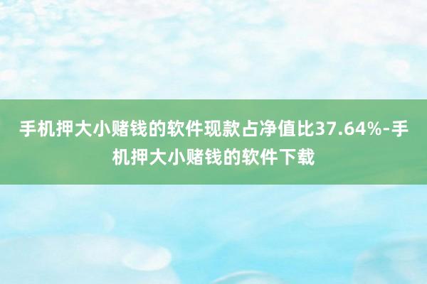 手机押大小赌钱的软件现款占净值比37.64%-手机押大小赌钱的软件下载