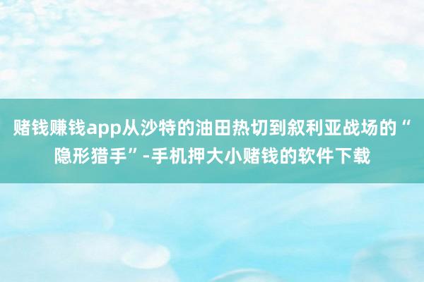 赌钱赚钱app从沙特的油田热切到叙利亚战场的“隐形猎手”-手机押大小赌钱的软件下载